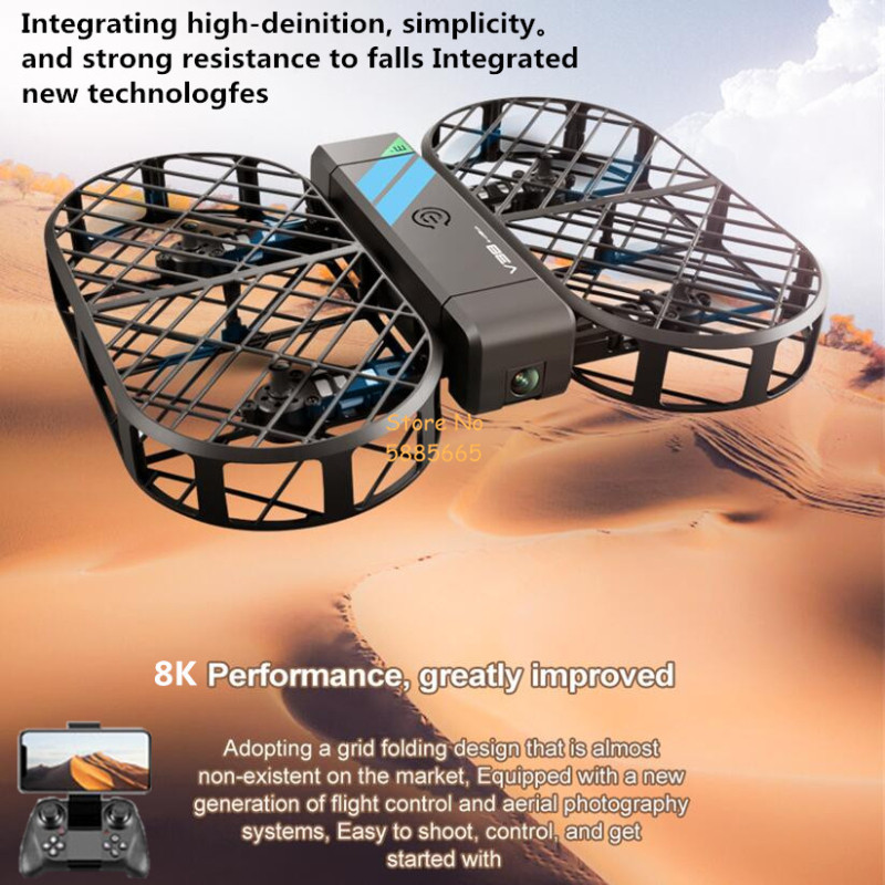 Rc Helicopter Electric - 8K HD 카메라 360 ° 보호