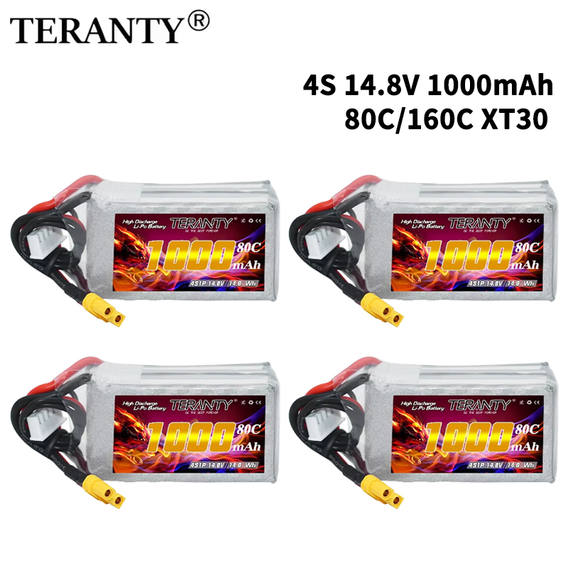 Rc Helicopter Parts - TERANTY 4S 1000mAh 14.8V 80C/160C 리포
