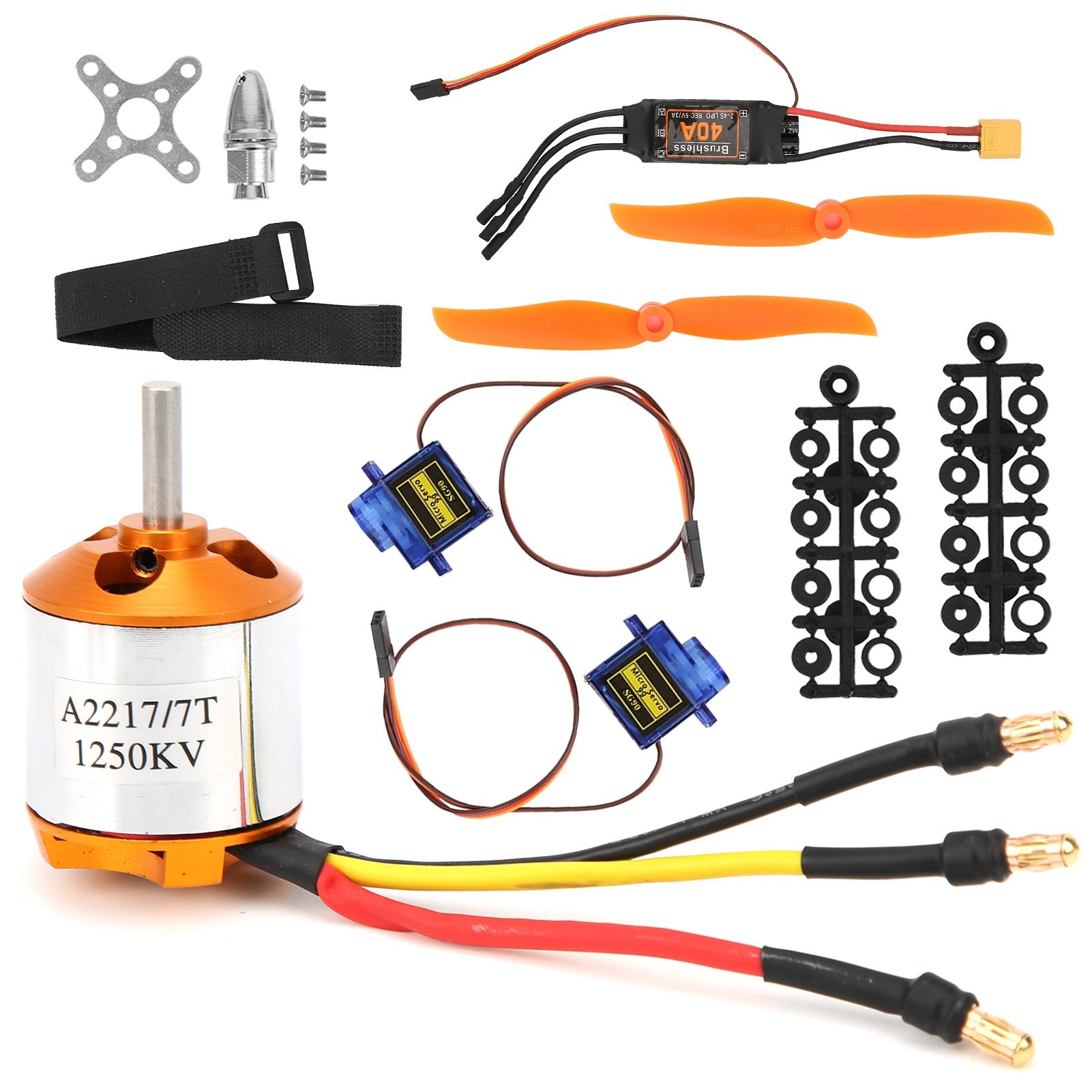 Rc Helicopter Motor - 2217 KV1250 모터 8060 프로펠러 스티어링