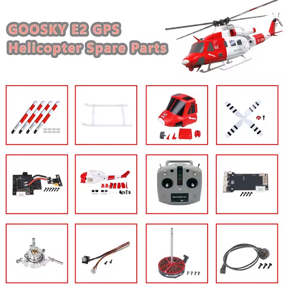 Rc Helicopter Bag - 구스키 E2 GPS UH-1Y 헬리콥터 예비