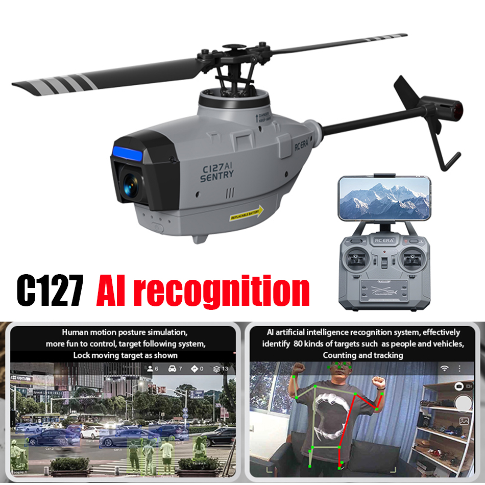 Rc Helicopter Single Rotor - RC ERA C127 AI 센트리 미니