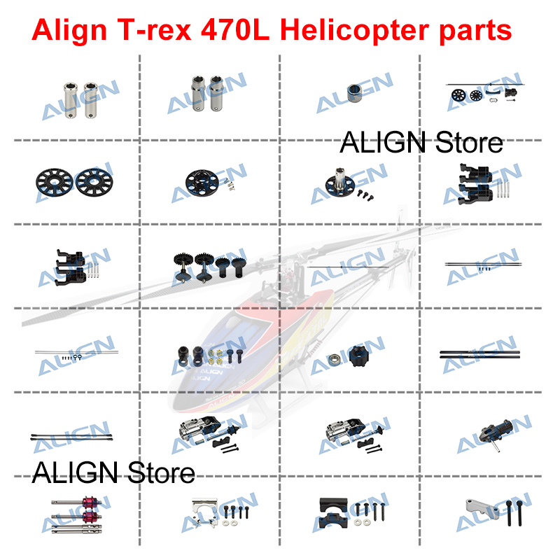 Rc Helicopter Bag - Trex 470L 자동 회전 테일 드라이브