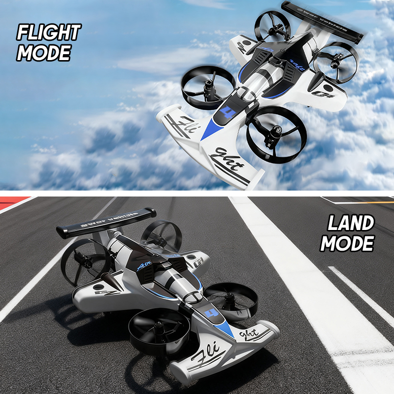 Rc Helicopter Electric - 2in1 미니 드론 공중-지상 비행 자동차