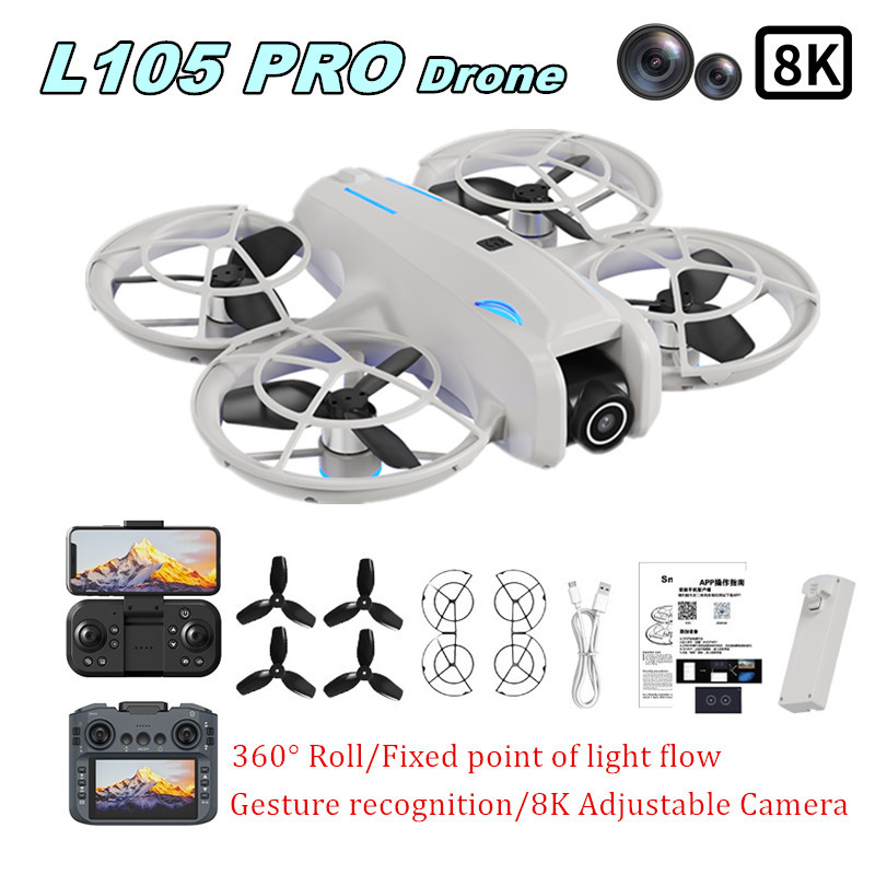 Rc Helicopter Charger - L105 PRO 드론 듀얼 8k 렌즈