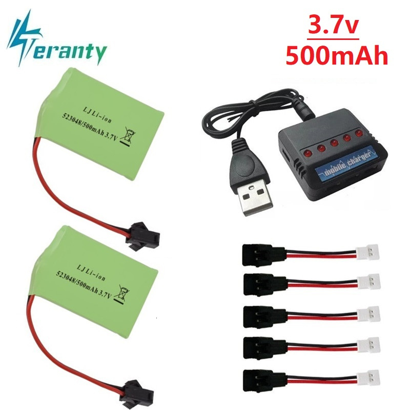 Rc Helicopter Charger - 3.7V 500mAh 523048 리튬 이온 배터리