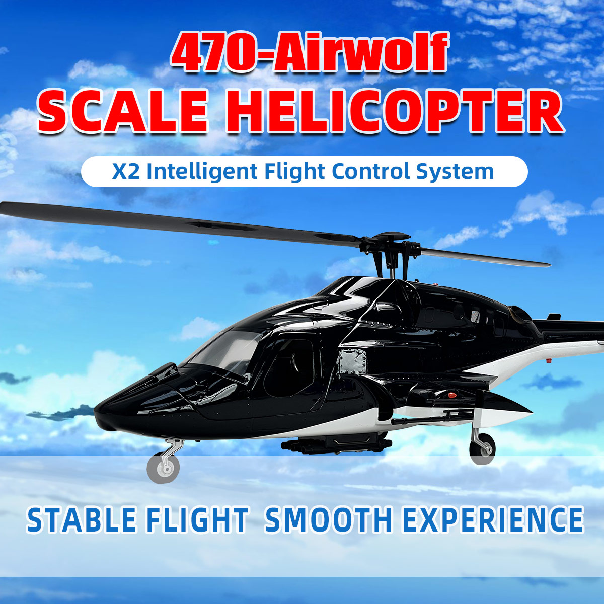470 크기 Airwolf RTF RC 헬리콥터 스케일 - Rc Helicopter Nitro 리뷰 및 가격