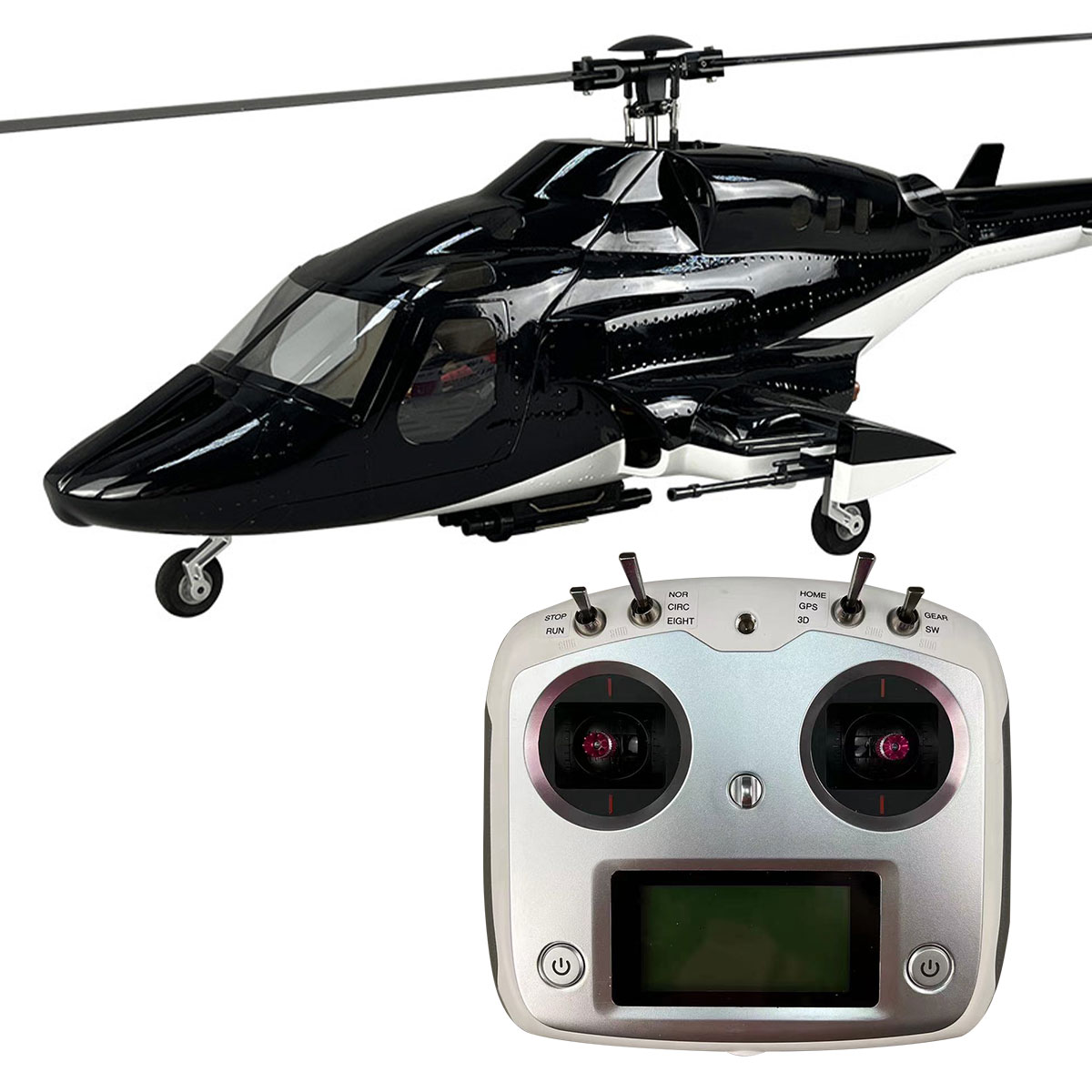 470 크기 Airwolf RTF RC 헬리콥터 스케일 - Rc Helicopter Nitro 리뷰 및 가격