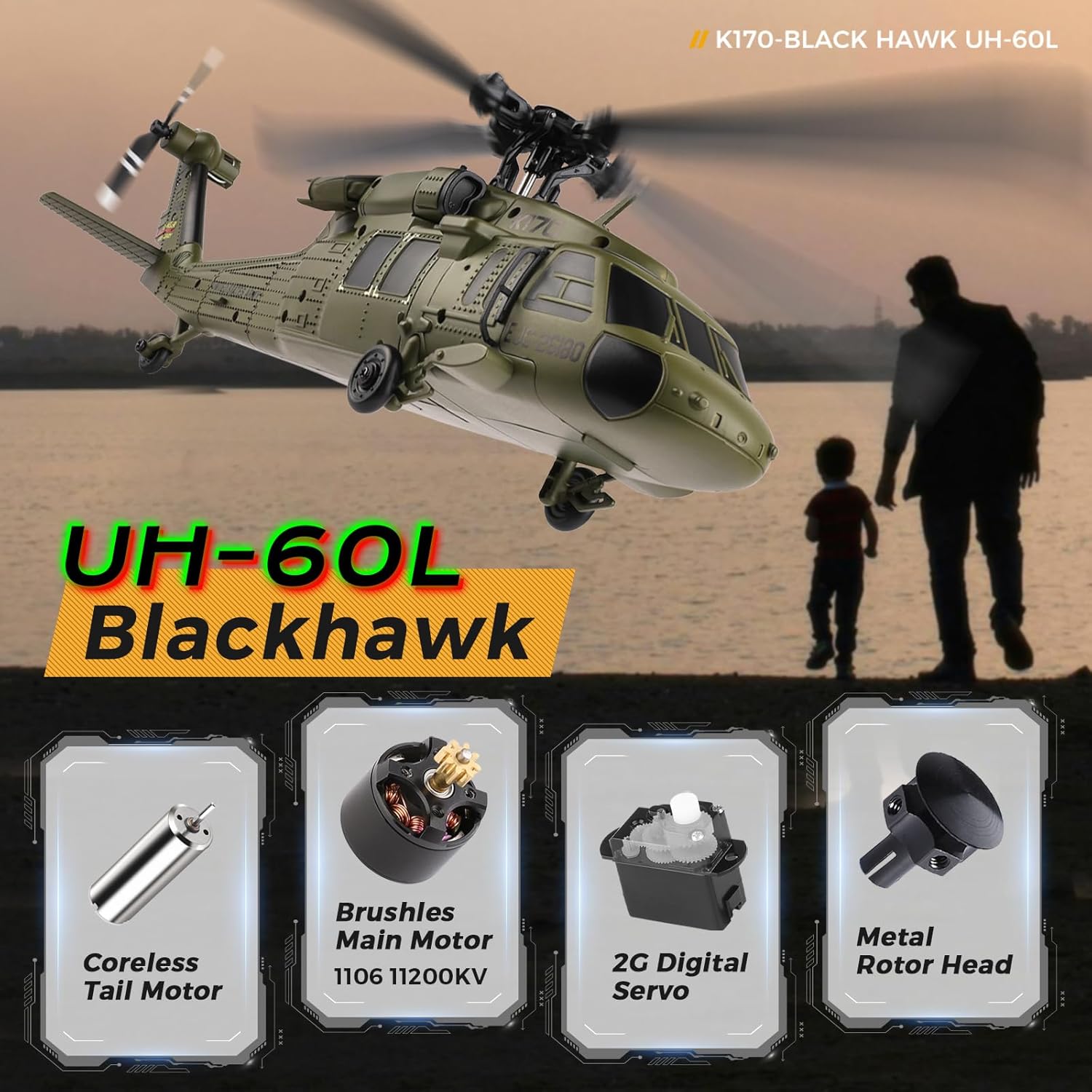 WLtoys K170 브러시리스 4채널 RC 헬리콥터, - Rc Helicopter Gyro 리뷰 및 가격