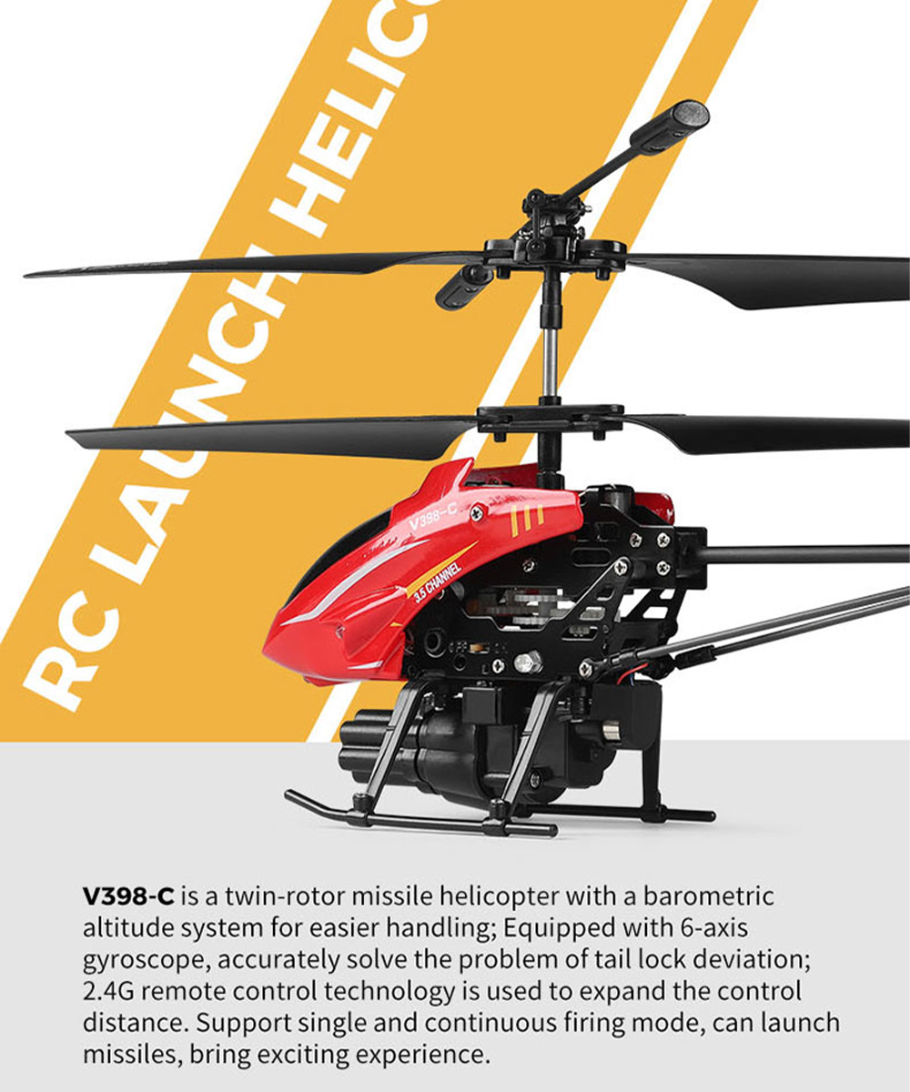 Wltoys RC 헬리콥터 V398-C 비행기 발사 헬 - Rc Helicopter Gyro 리뷰 및 가격