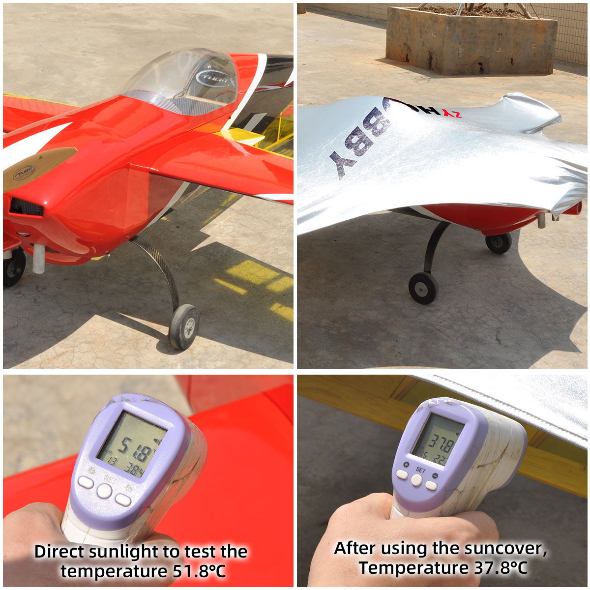 ZYHOBBY RC 비행기 모델용 선커버 햇빛가리개,  - Rc Helicopter Bag 리뷰 및 가격