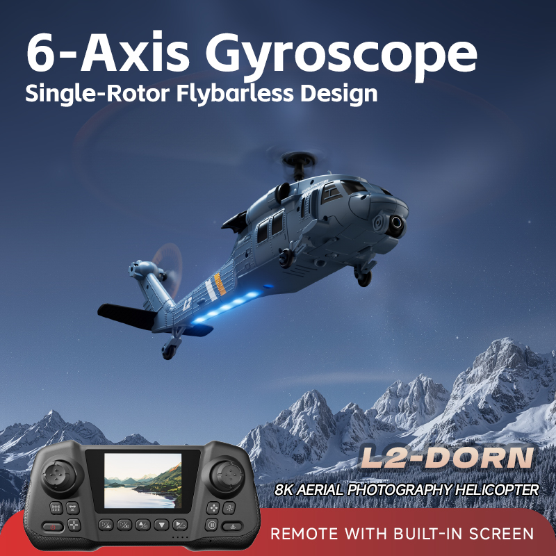 4DRC L2 RC 아파치 군용 전투 헬리콥터 8K 항 - Rc Helicopter Single Rotor 리뷰 및 가격