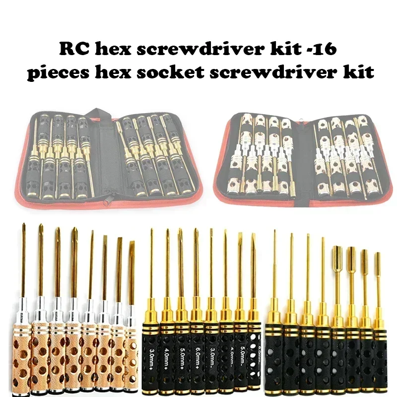 RC 헥스 드라이버 세트 - 16피스 헥스 앨런 스크류 - Rc Helicopter Tool Kit 리뷰 및 가격