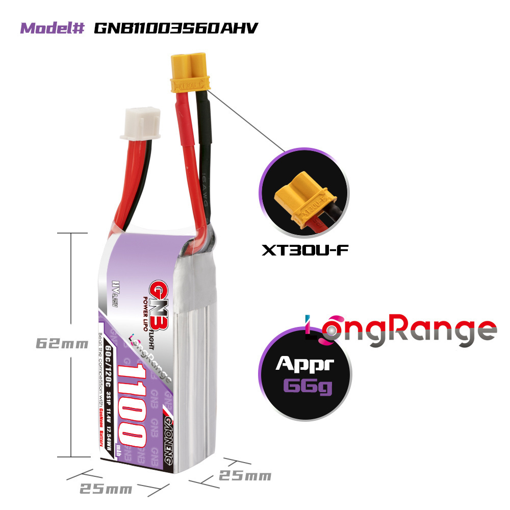 GNB 1100mAh 2S 3S 4S 6S 60C/12 - Rc Helicopter Parts 리뷰 및 가격