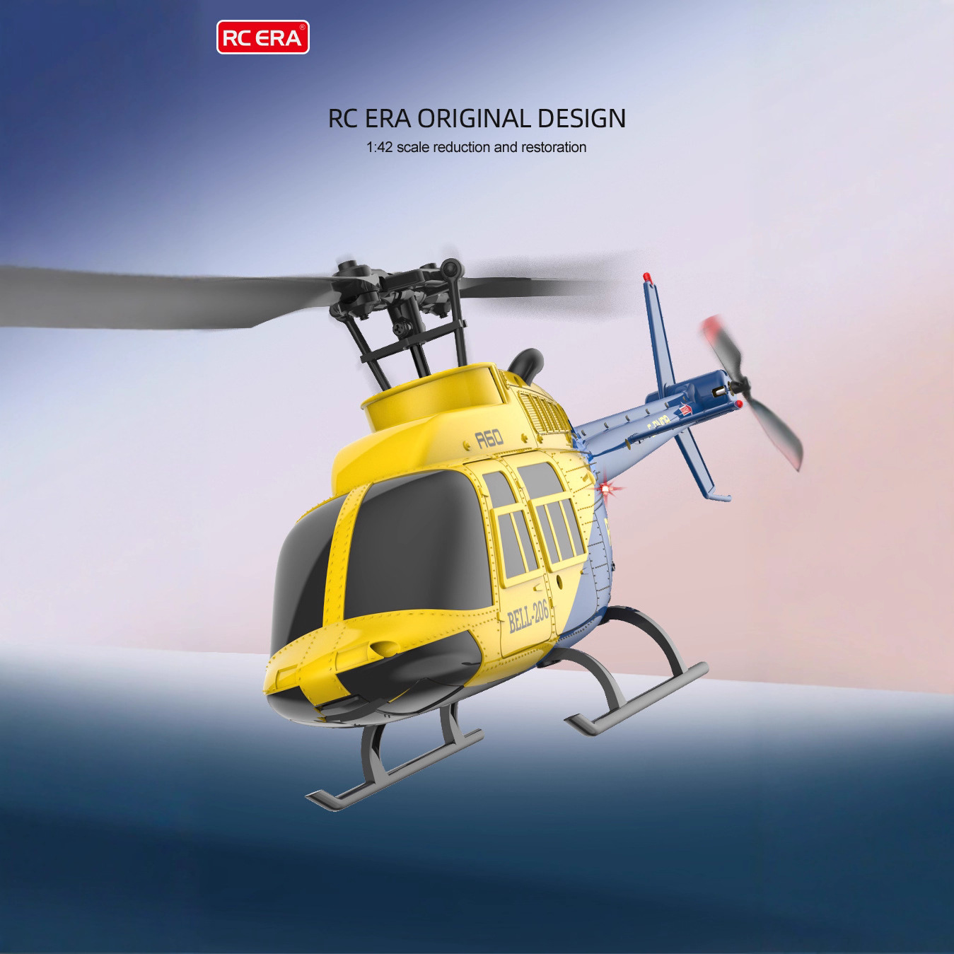 A60 1/42 스케일 벨 206 RC 헬리콥터 - 4 - Rc Helicopter Single Rotor 리뷰 및 가격