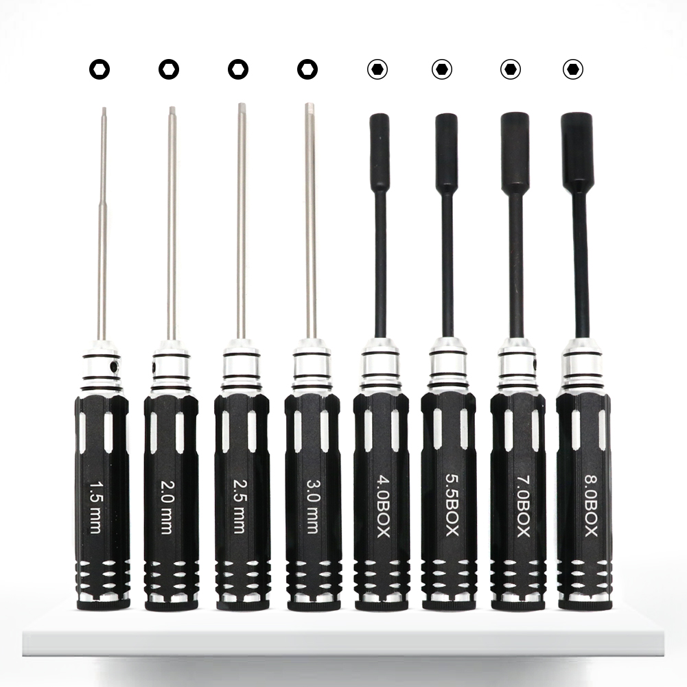 RC 육각 드라이버 세트 - 16pcs 육각 알렌 스크 - Rc Helicopter Tool Kit 리뷰 및 가격