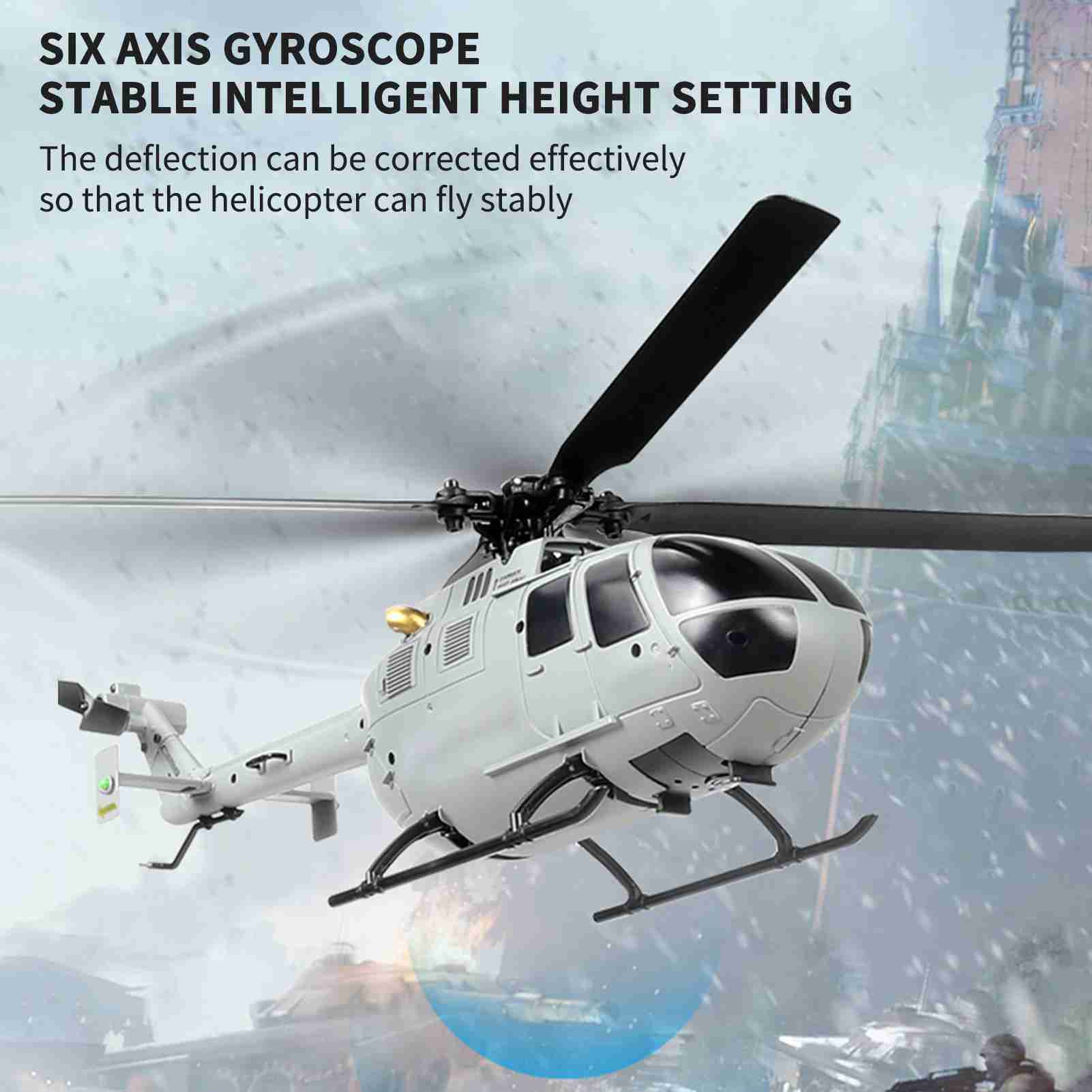 새로운 RC 헬리콥터 RC 비행기 에일러론 없는 단일  - Rc Helicopter Gyro 리뷰 및 가격