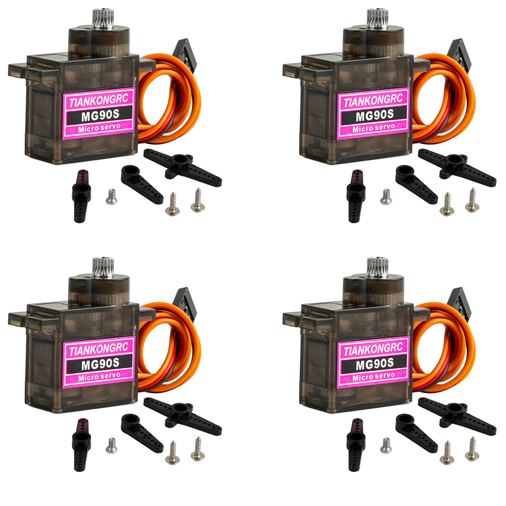 4pcs 경량 9g 마이크로 서보 모터 MG90S 미니 - Rc Helicopter Mini 리뷰 및 가격
