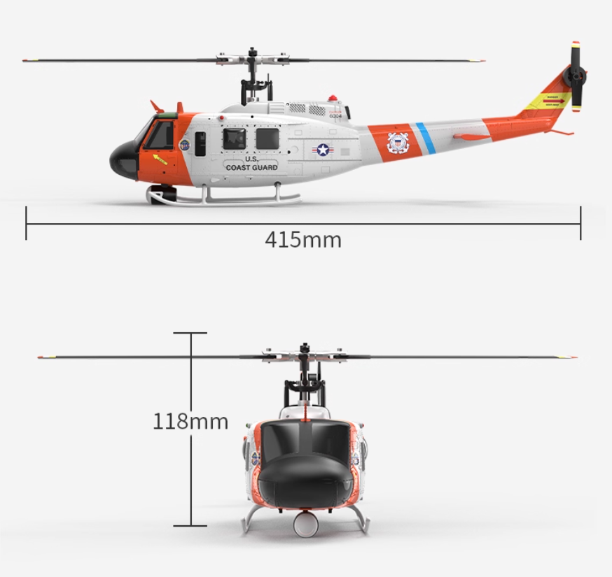 YUXIANG F07S 배터리 UH-1 RC 헬리콥터  - Rc Helicopter Coaxial 리뷰 및 가격