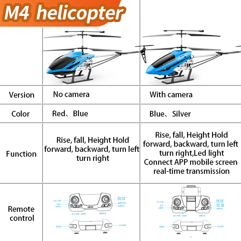 M4 대형 Rc 헬리콥터 원격 제어 추가 내구성 충전  - Rc Helicopter Large 리뷰 및 가격