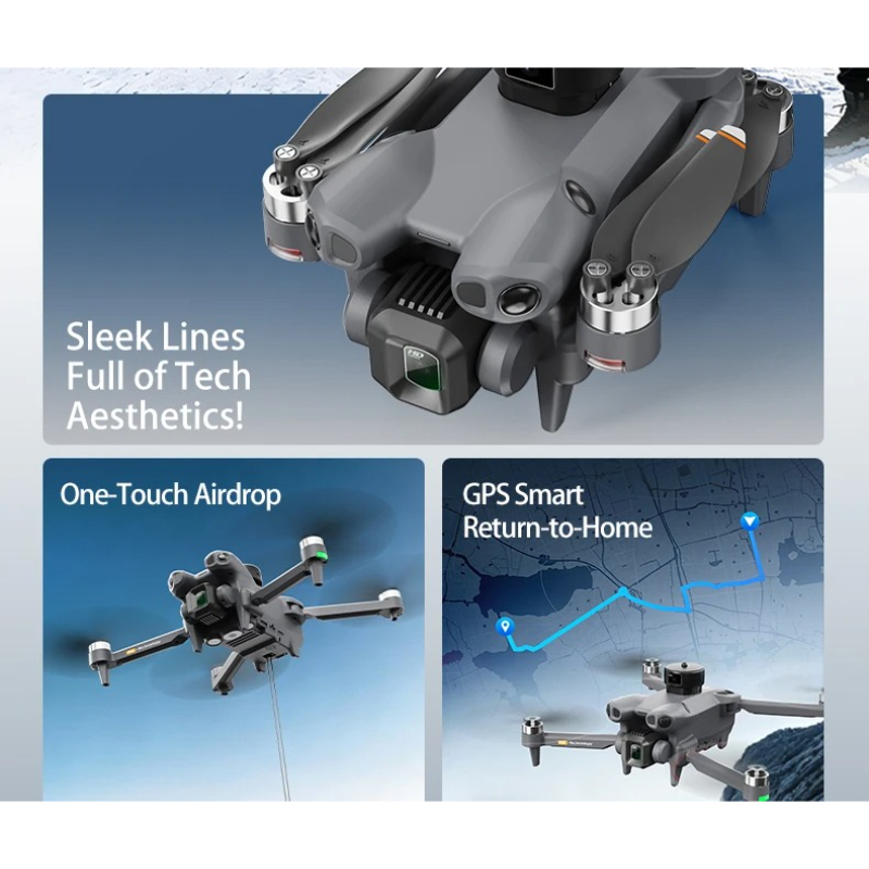 접이식 RC 쿼드콥터 AE51 GPS 드론 4.5인치  - Rc Helicopter Large 리뷰 및 가격