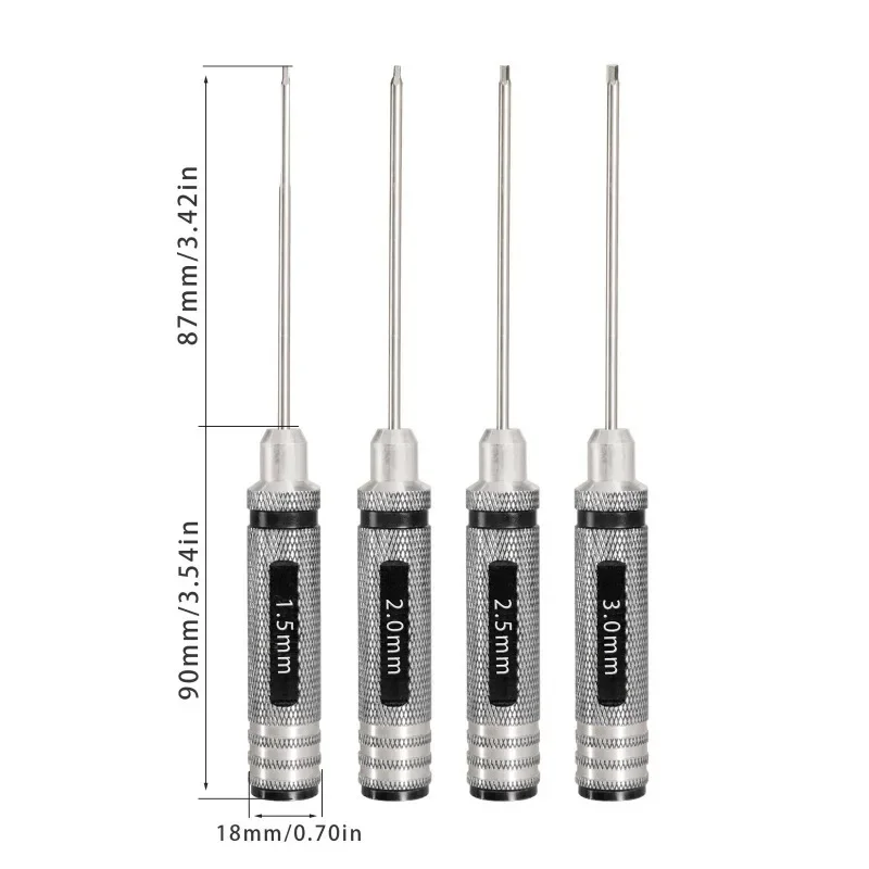 앨런 스크루드라이버 강화 팁 1.5mm 2mm 2.5m - Rc Helicopter Tool Kit 리뷰 및 가격